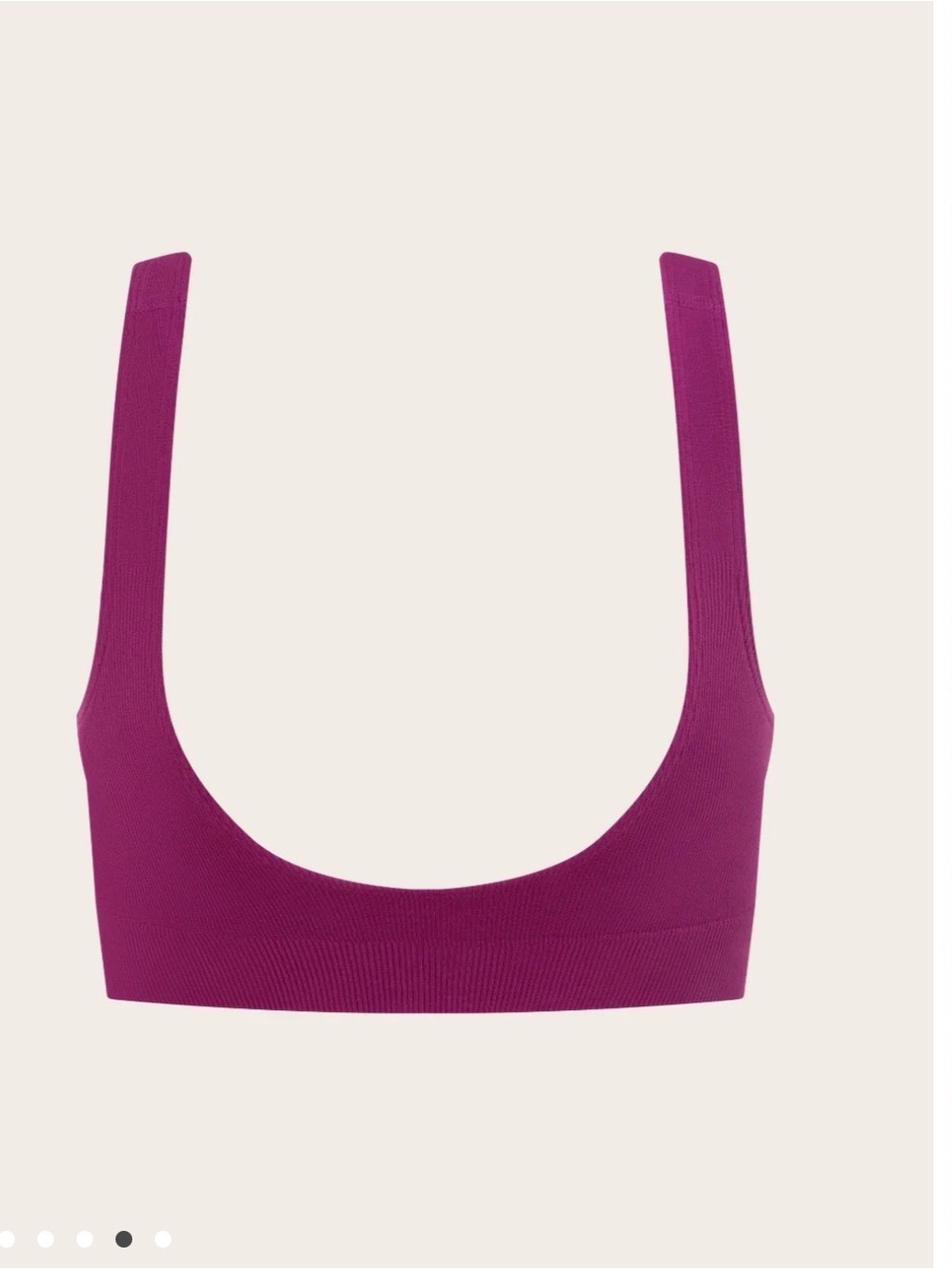 BOODY Seamfree padded crop Bra & Brief Set in Vibrant Magenta - New with/Tags! - Picture 6 of 8